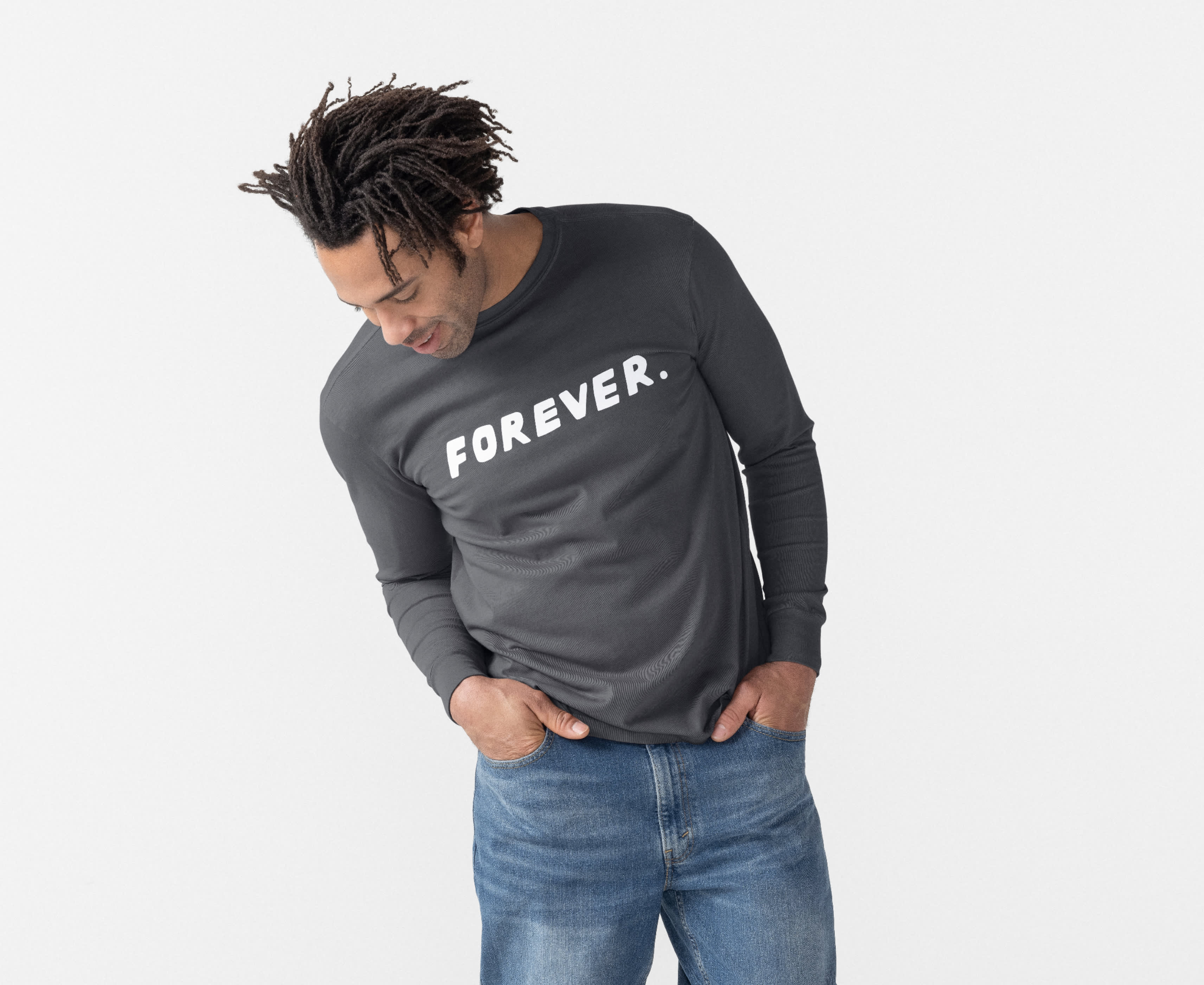 Black long sleeve on sale shirt forever 21